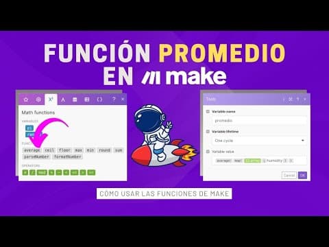 Cómo utilizar la función Average en 5 casos prácticos: Tutorial de Make