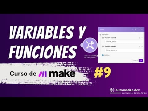 Cómo usar las variables y funciones en Make - Tutorial Español