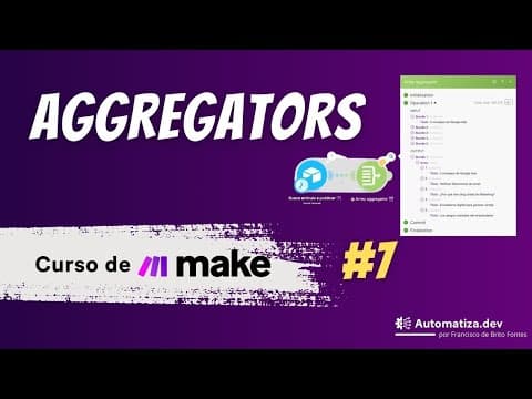 ¿Cómo funcionan los módulos Array Aggregator en Make? - Mini-guia en Español
