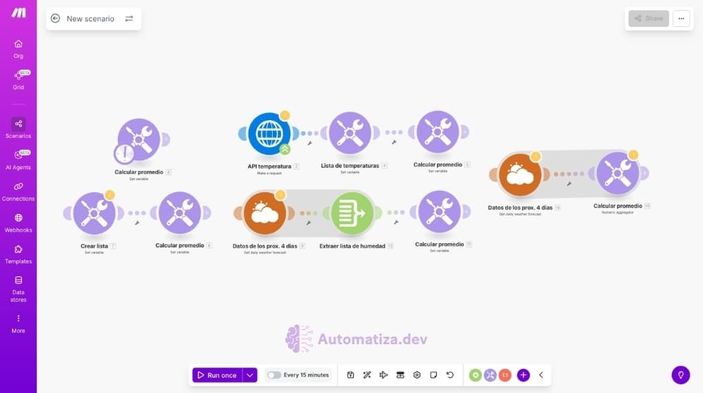 Calcula Promedios Fácilmente en Make