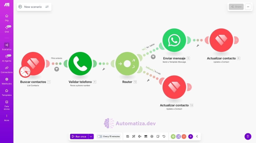 Envía mensajes por WhatsApp a tus Leads de Holded para una comunicación instantánea