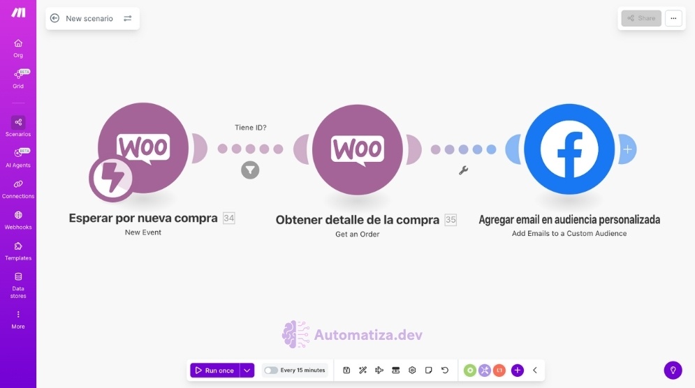 Crea segmentos en Facebook Ads directamente desde las ventas de tu ecommerce